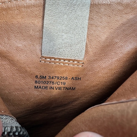 FRYE Reina Heeled Western Ankle  Bootie in Tan Ash Leather Women’s Size 6.5 - Picture 12 of 15